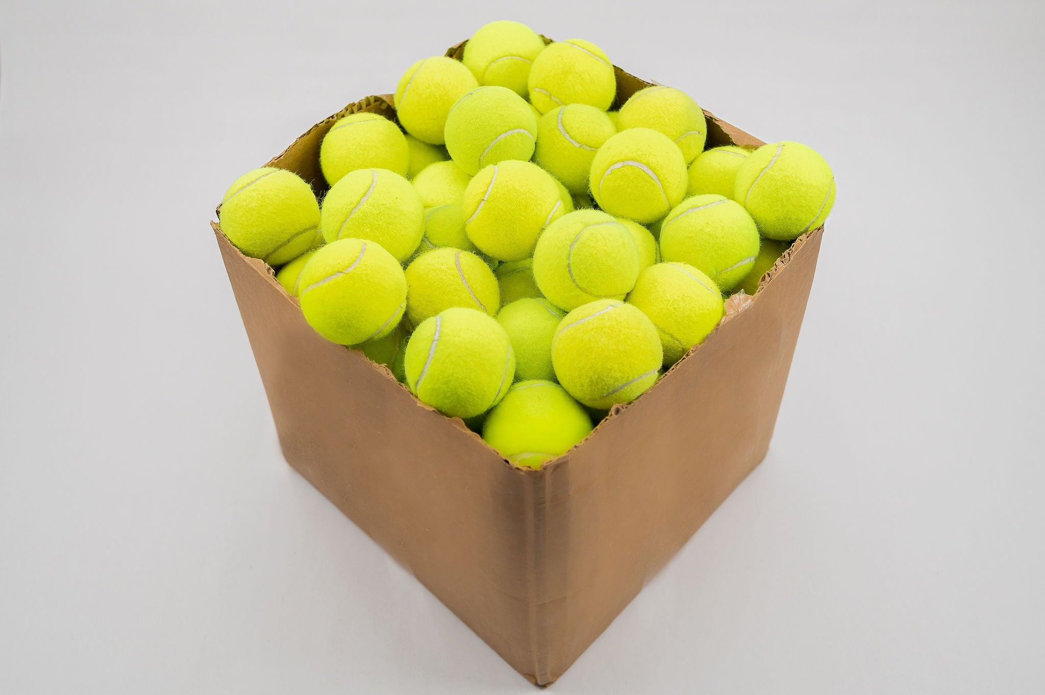 Box of 100 Used Tennis Balls
